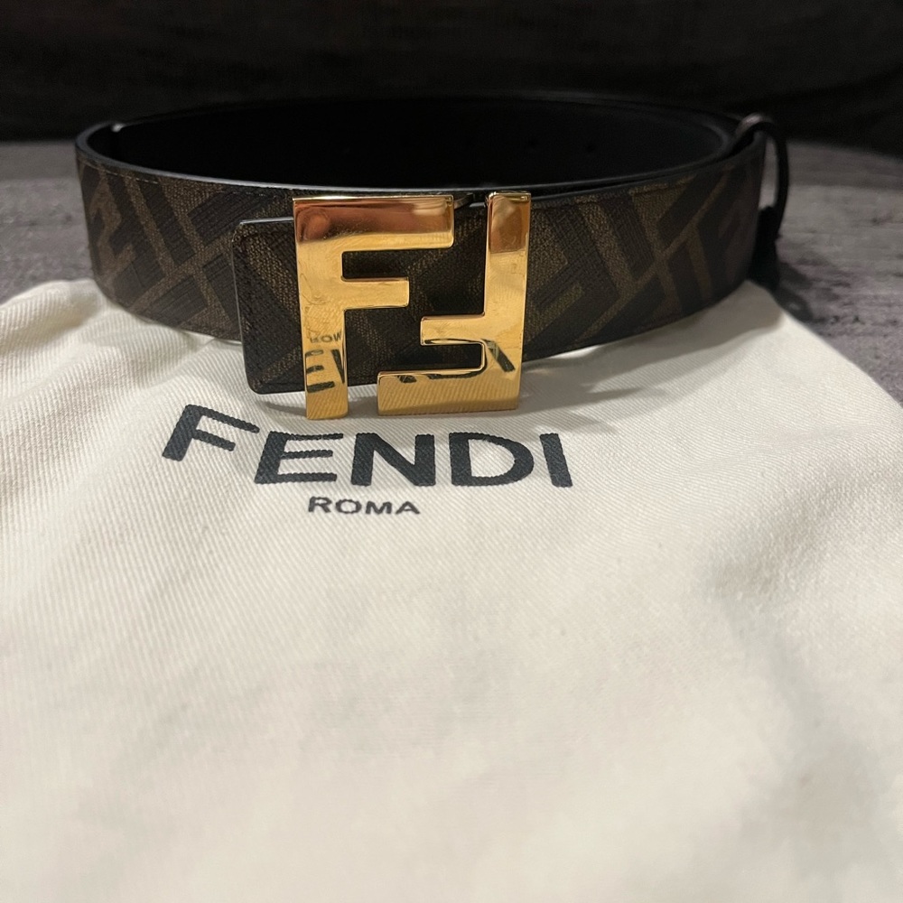 Fendi Reversible Belt Size 90 unisex